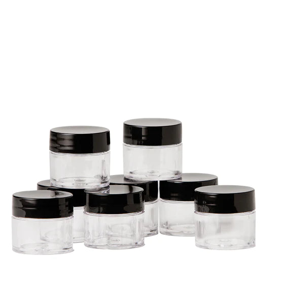 Clear Mixing Jars